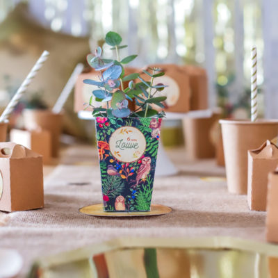 BOX décoration personnalisée fête Forêt